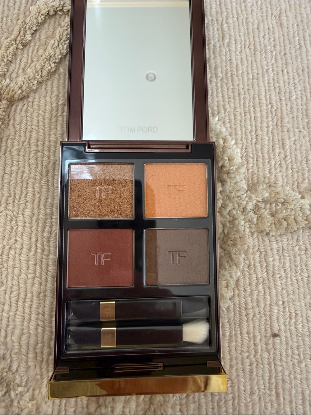 TOM FORD Warm Neutral Eyeshadow Palette — Gold, Peach, Copper, Brown